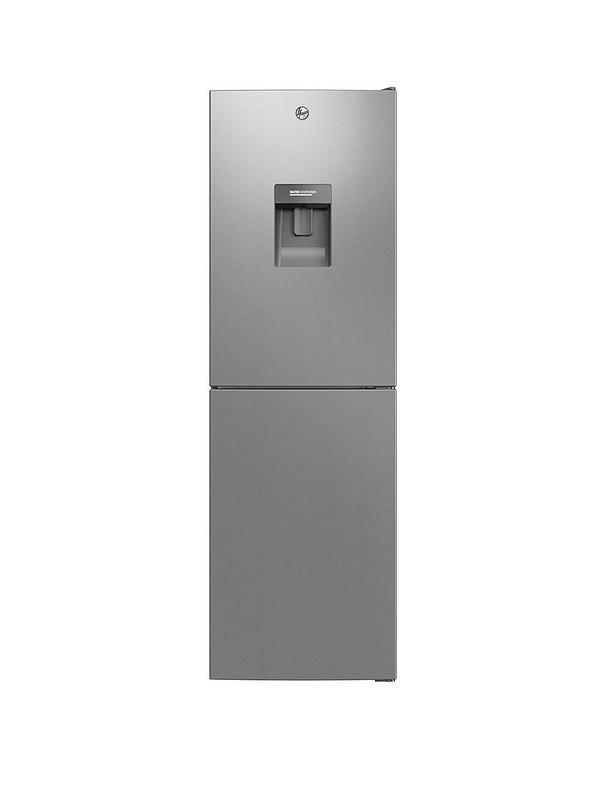 Hoover H-FRIDGE 300 HOCT3L517EWSK-1 55cm Wide, Low Frost Fridge Freezer with non-plumbed Water Dispenser - Silver